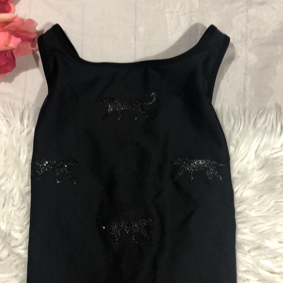 NWT Ultracor Swarovski Crystal Panther Spin Bonded Panthera Unitard - Picture 7 of 16